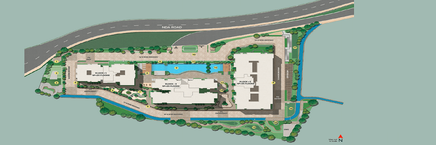 Sobha Nesara Ultra Luxurious 3BHK and 4BHK flats in Nearing Possession Kothrud, Pune  